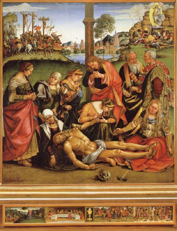 Luca Signorelli The Mourning of Christ Sweden oil painting art